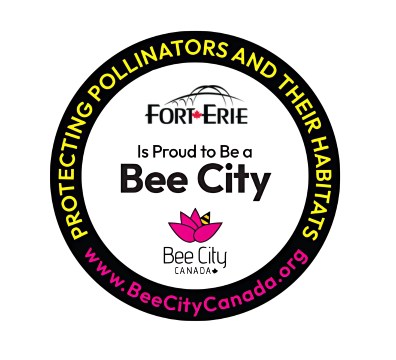 Town of Fort Erie logo with the Bee City Logo