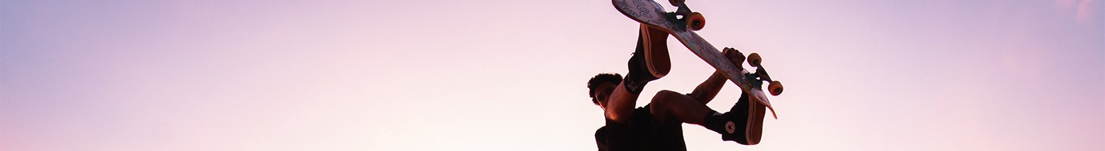 skateboarder pulling a trick in the air