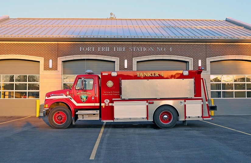 A fire truck