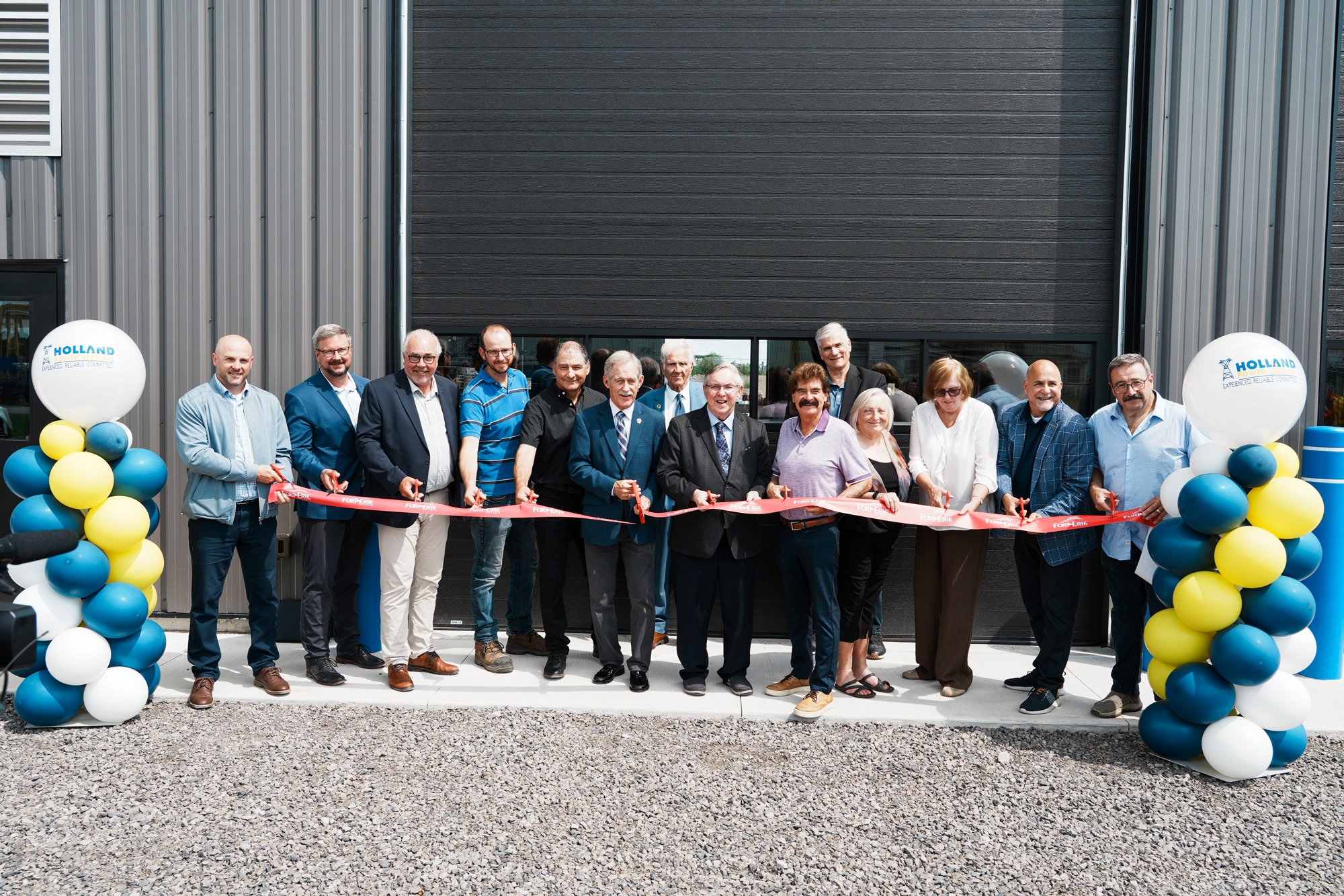 Holland Power Services - ribbon cutting 