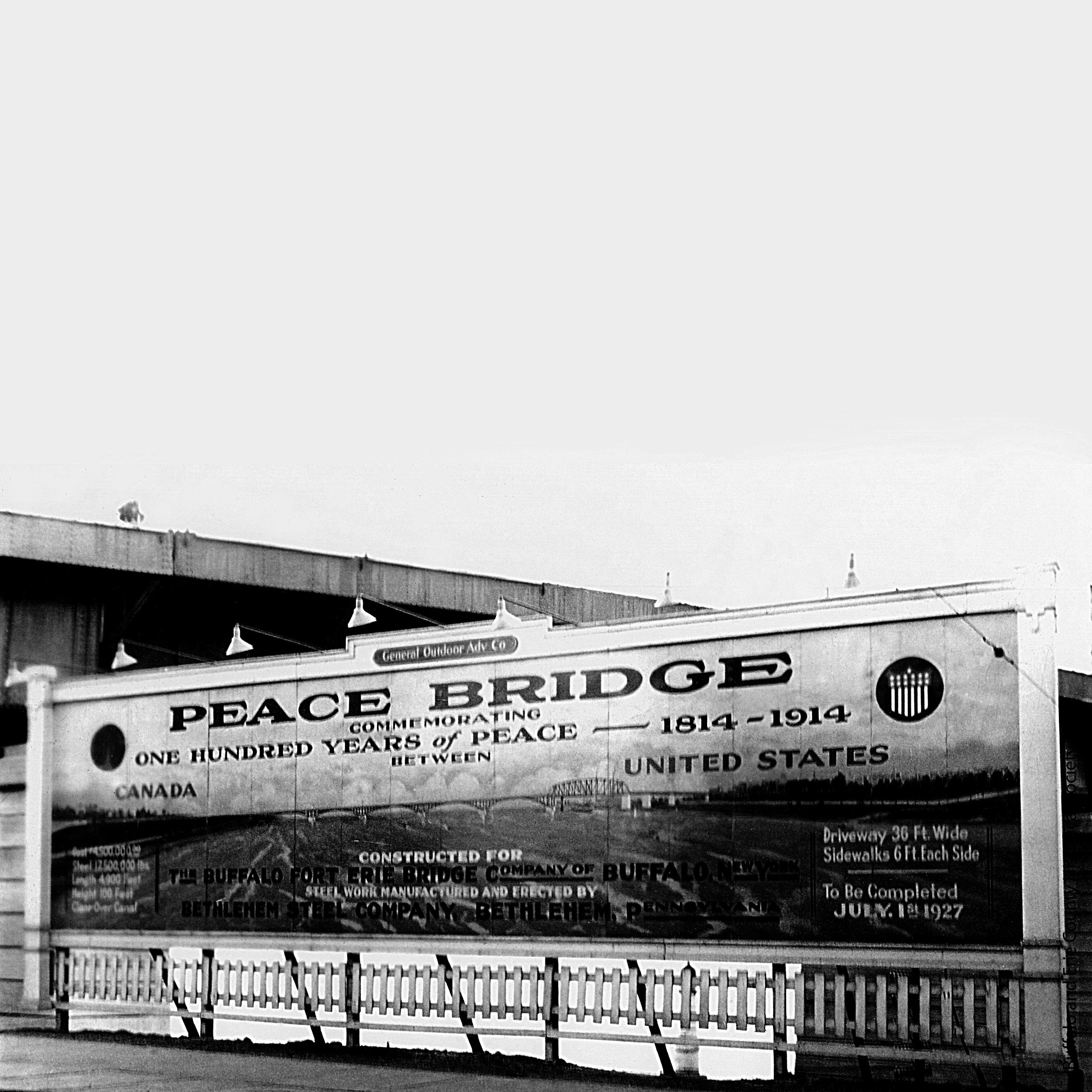 A large billboard