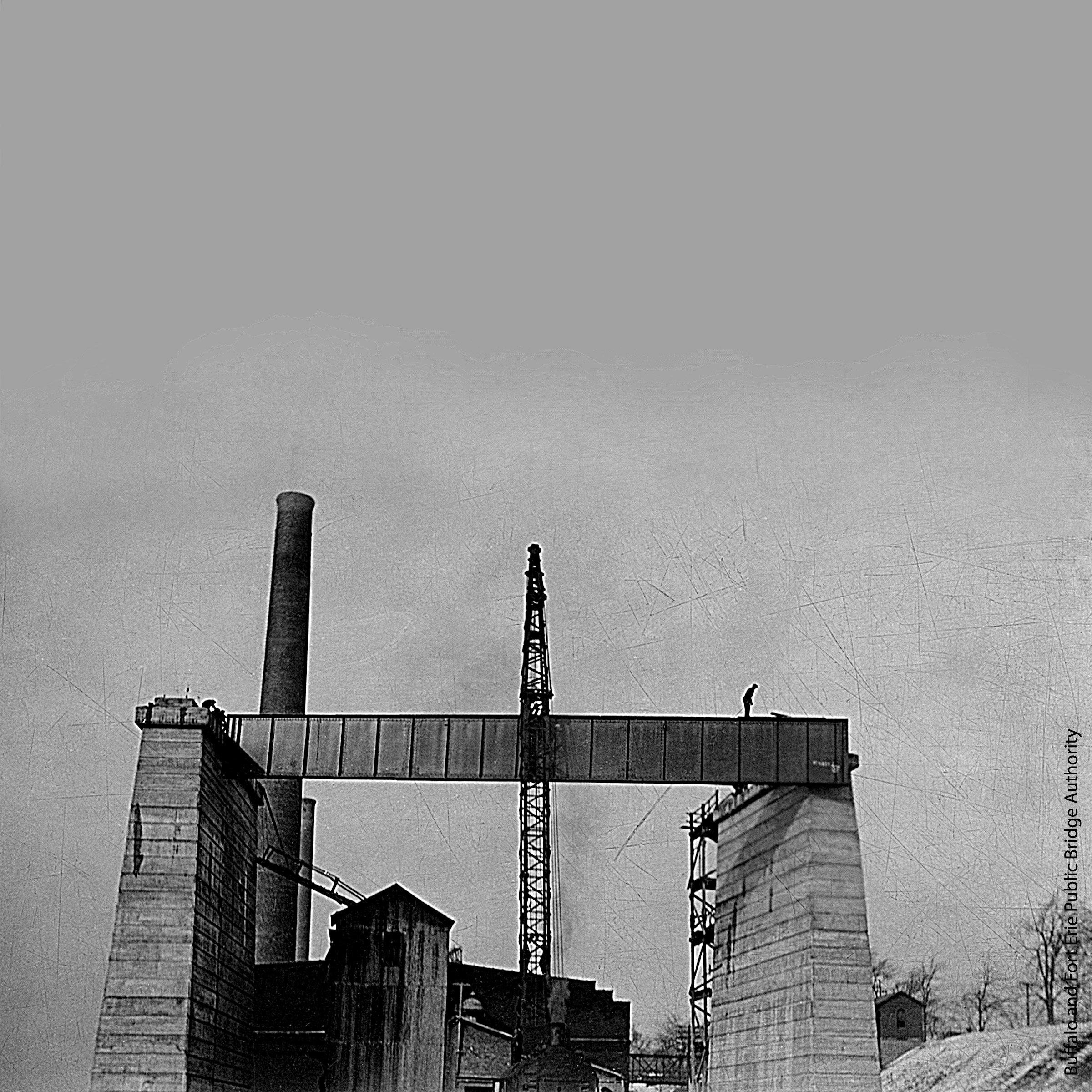 A bridge under construction