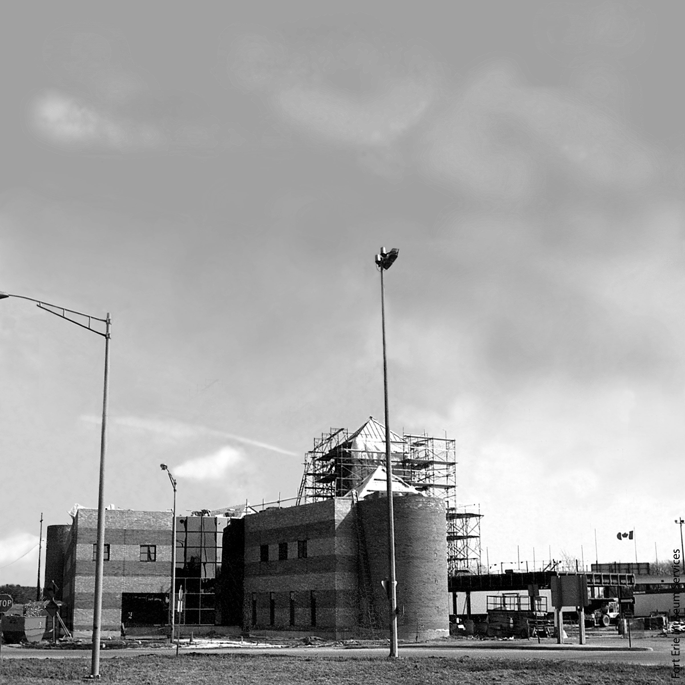 A large building under construction