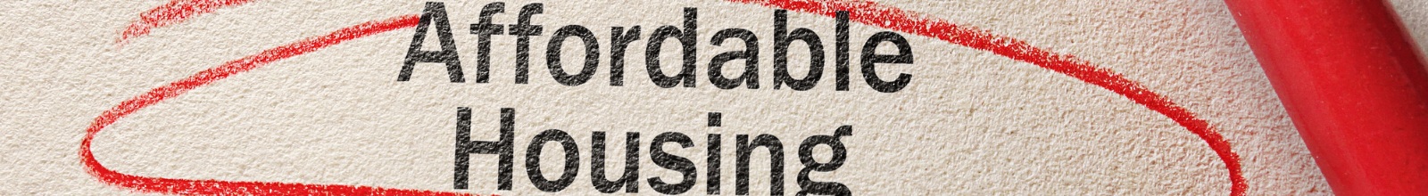 A page with the words affordable housing on it