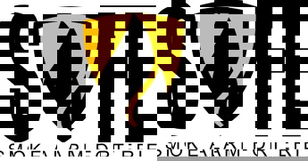 A large logo that says safe