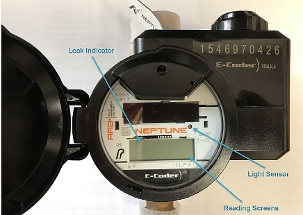 Picture of a typical water meter found in Fort Erie Homes
